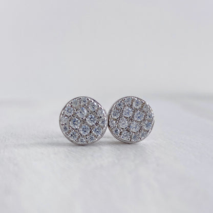 Classic Round Cluster Pave Studs