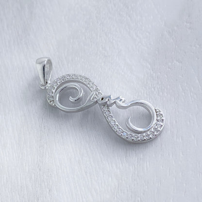 Infinite Love Pave Pendant