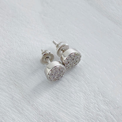 Classic Round Cluster Pave Studs